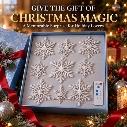 ❄️ LED Snowflake Wall Lights – Create a Magical Christmas Glow