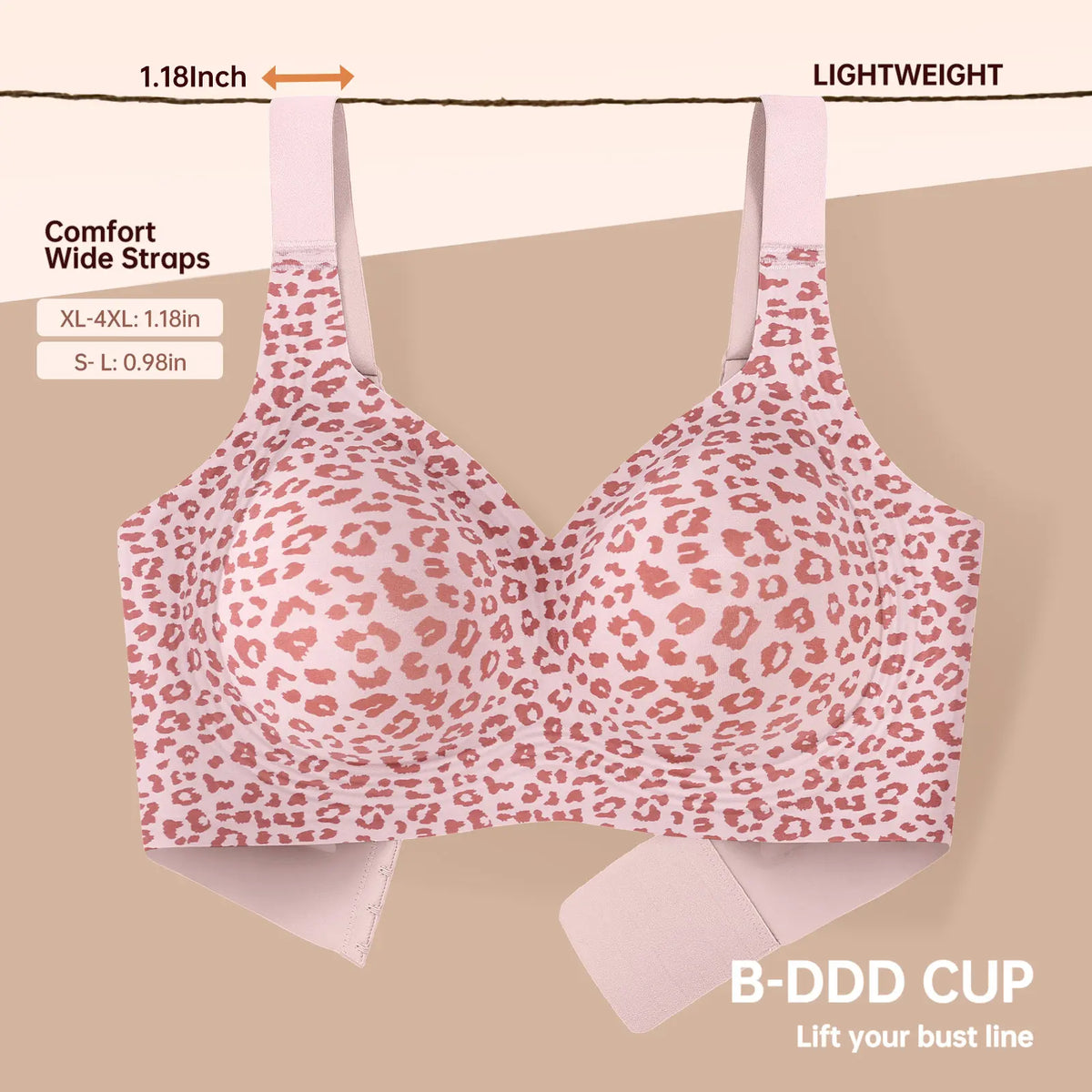 Women Jelly Bras Wirefree Padded Bra