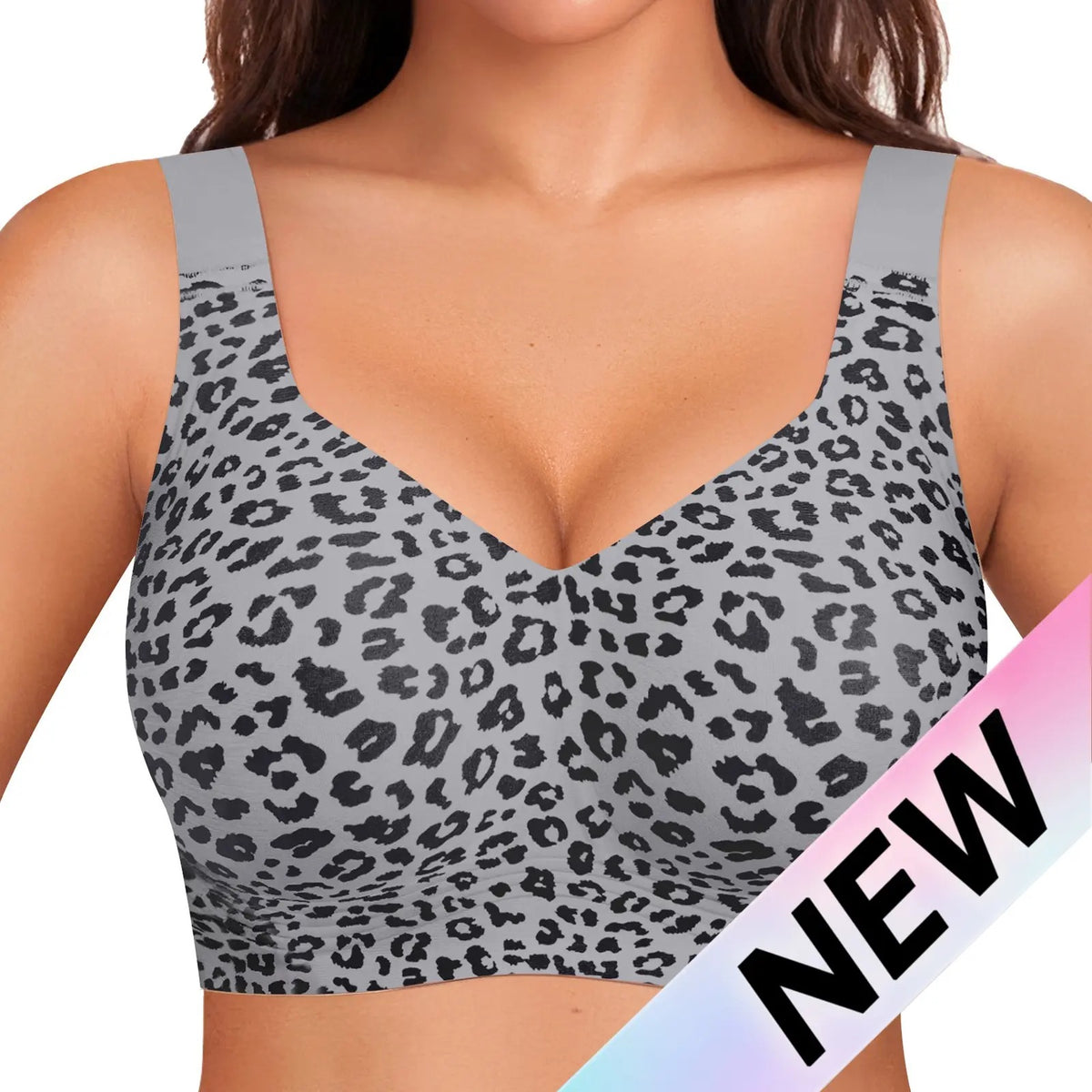 Women Jelly Bras Wirefree Padded Bra