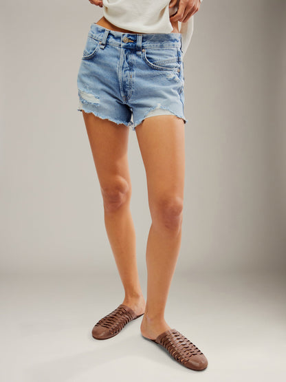 Now or Never Denim Shorts