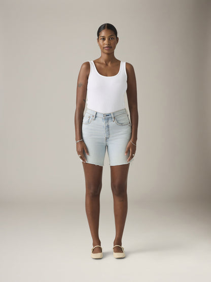 501 Mid-Thigh Denim Shorts