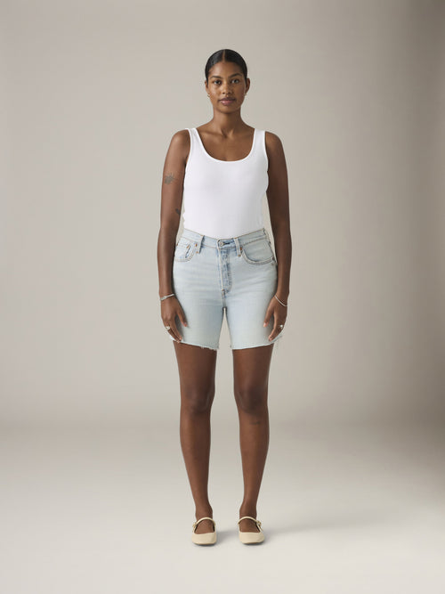 501 Mid-Thigh Denim Shorts
