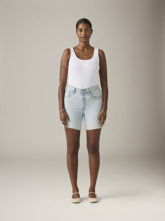501 Mid-Thigh Denim Shorts