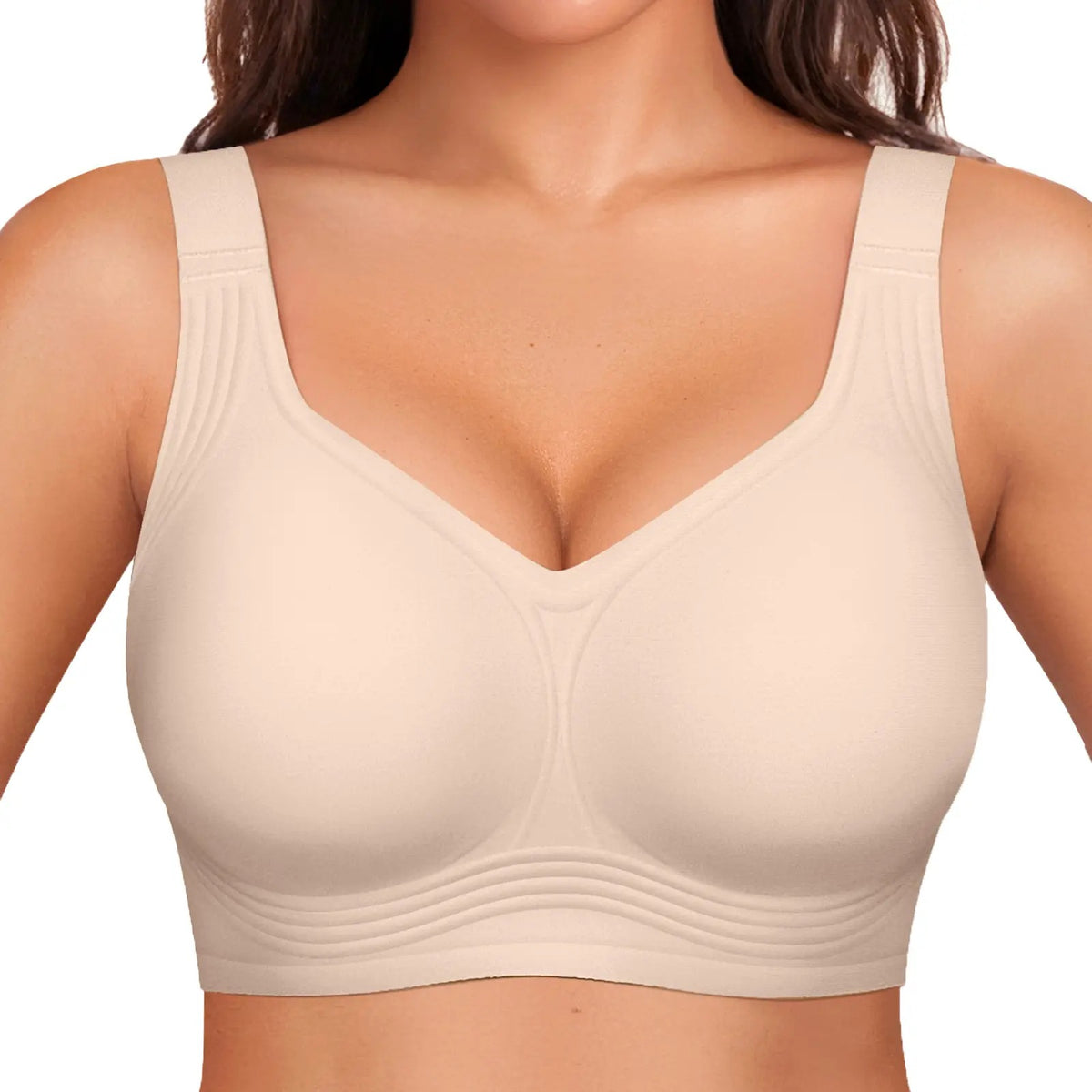 Women Jelly Bras Wirefree Padded Bra