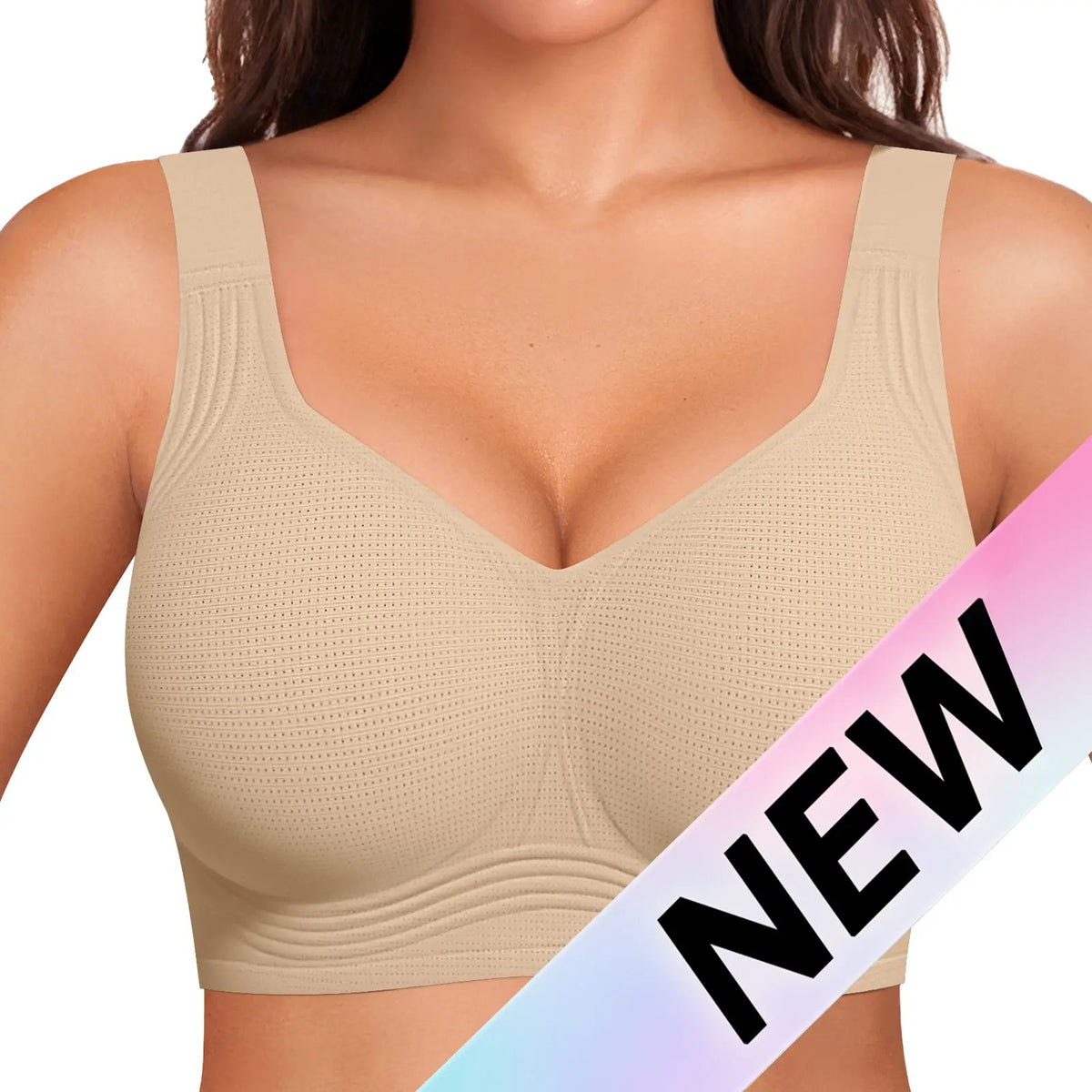 Women Jelly Bras Wirefree Padded Bra